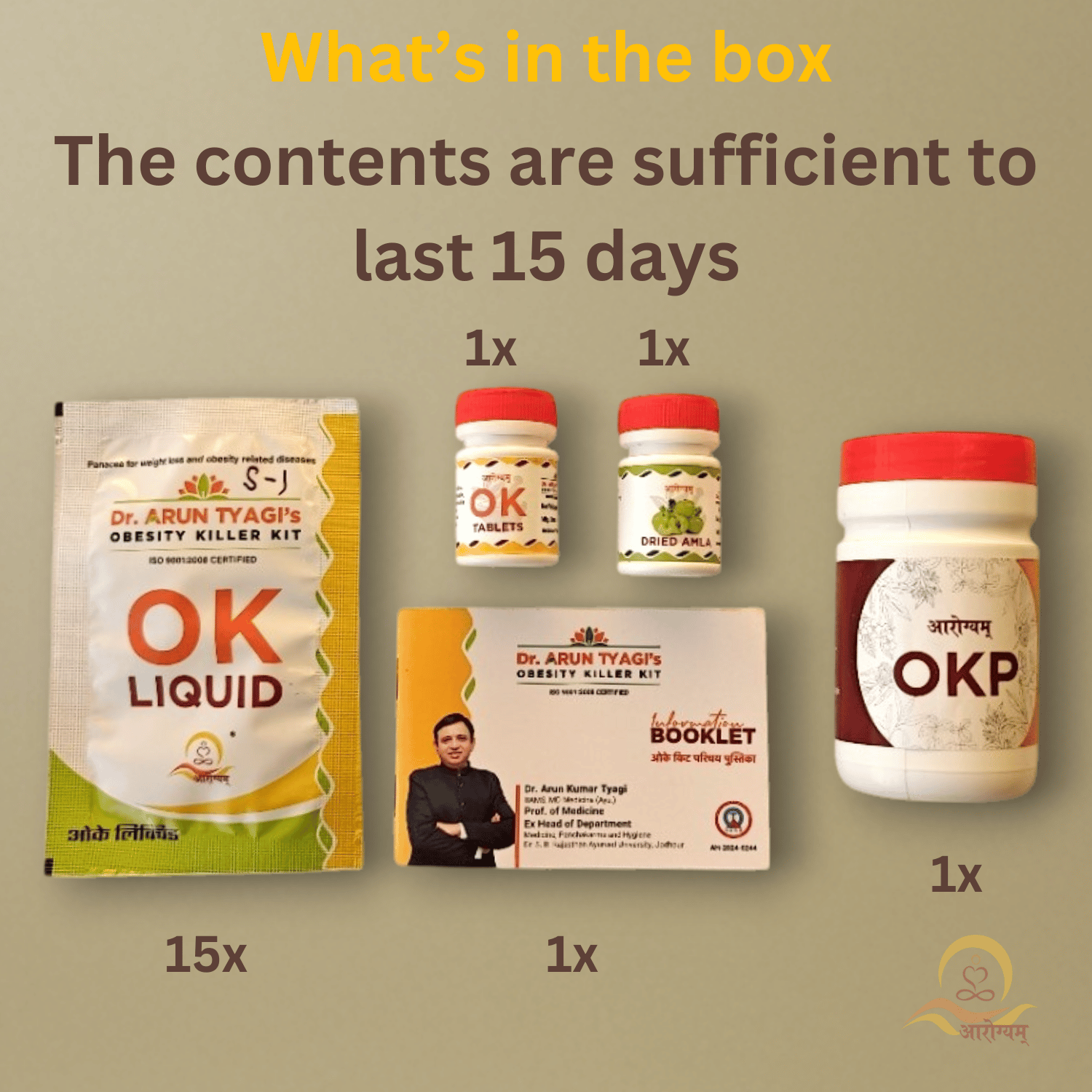 Dr. Arun Tyagi Obesity Killer Kit | Ayurvedic Weight Loss