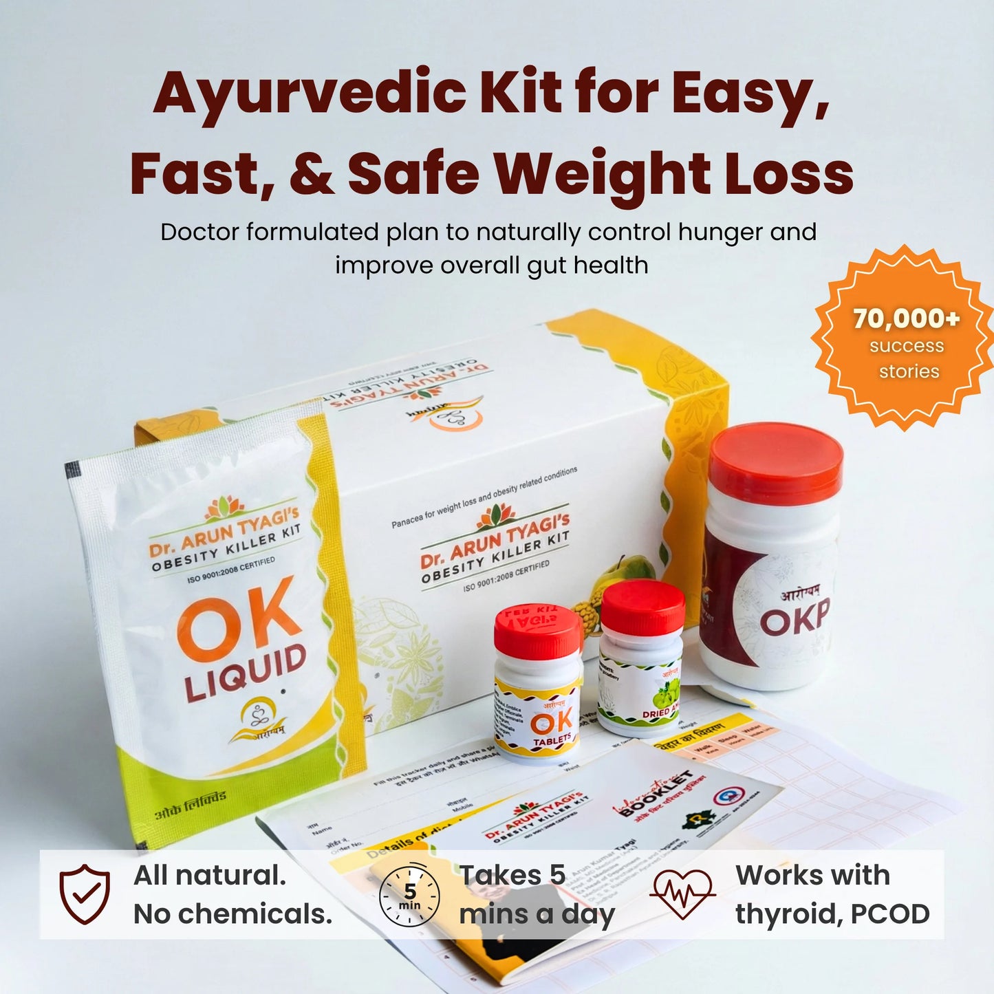 The Obesity Killer Kit by Dr. Arun Tyagi | Ayurvedic Weight Management