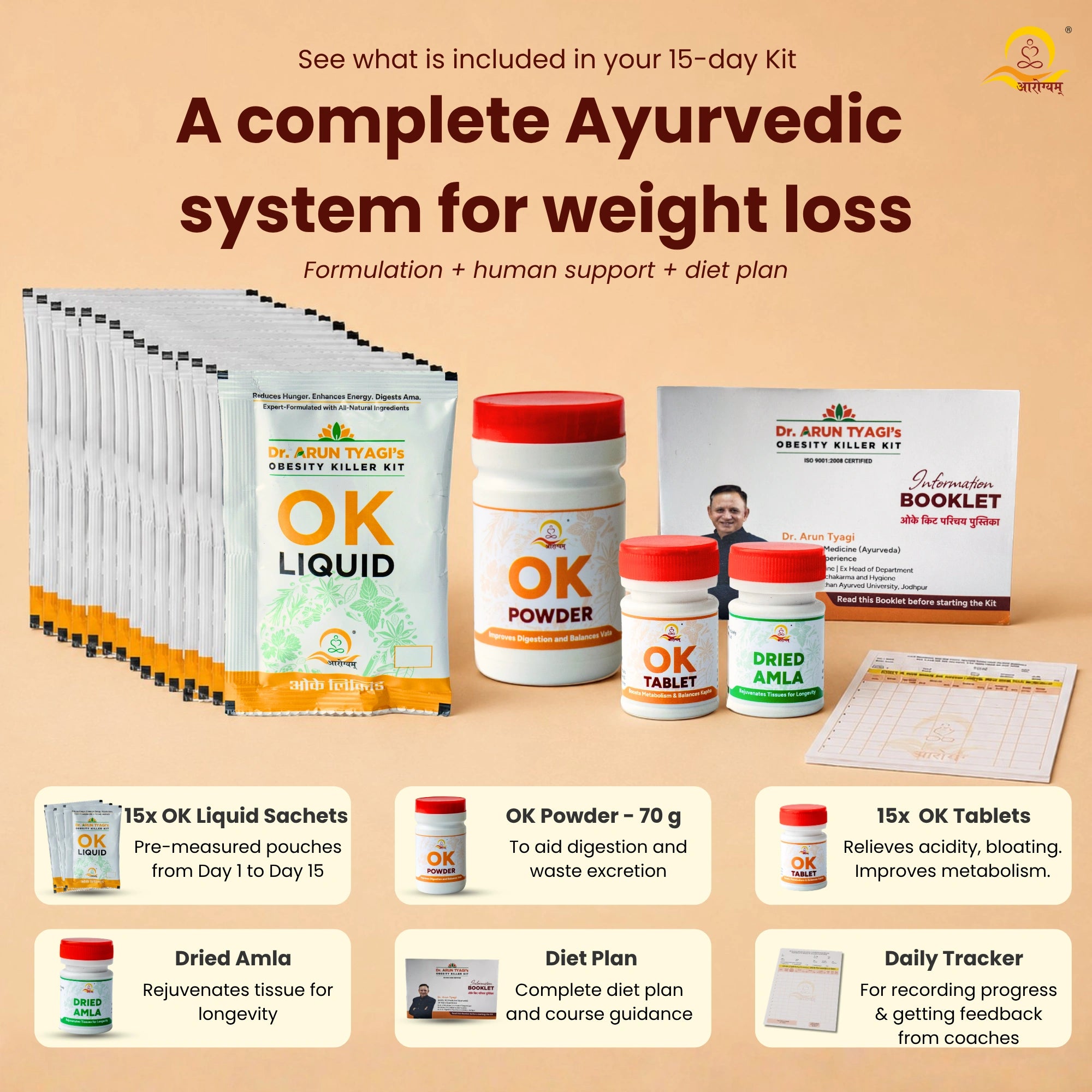 डॉ. अरुण त्यागी का Obesity Killer Kit | आयुर्वेदिक वेट लॉस