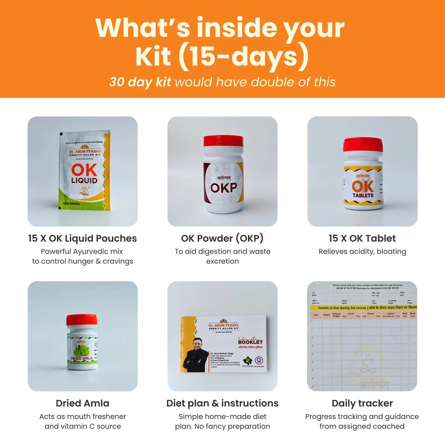 The Obesity Killer Kit by Dr. Arun Tyagi | Ayurvedic Weight Management