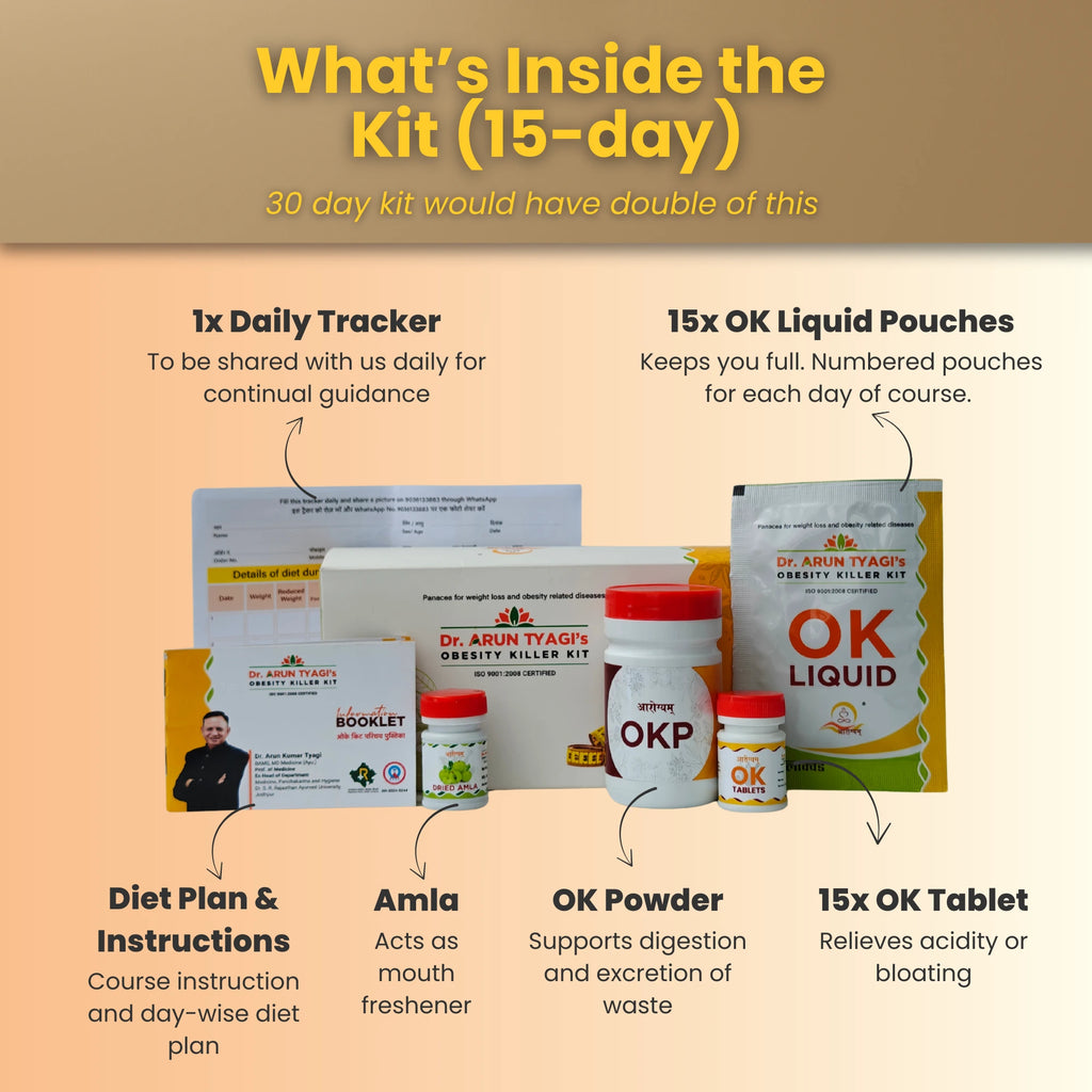 Dr. Arun Tyagi's Obesity Killer Kit | Ayurvedic Weight Loss